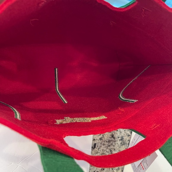 Disney Parks World Showcase Germany Tote Bag Suspenders Lederhosen Holiday Red - Picture 6 of 6